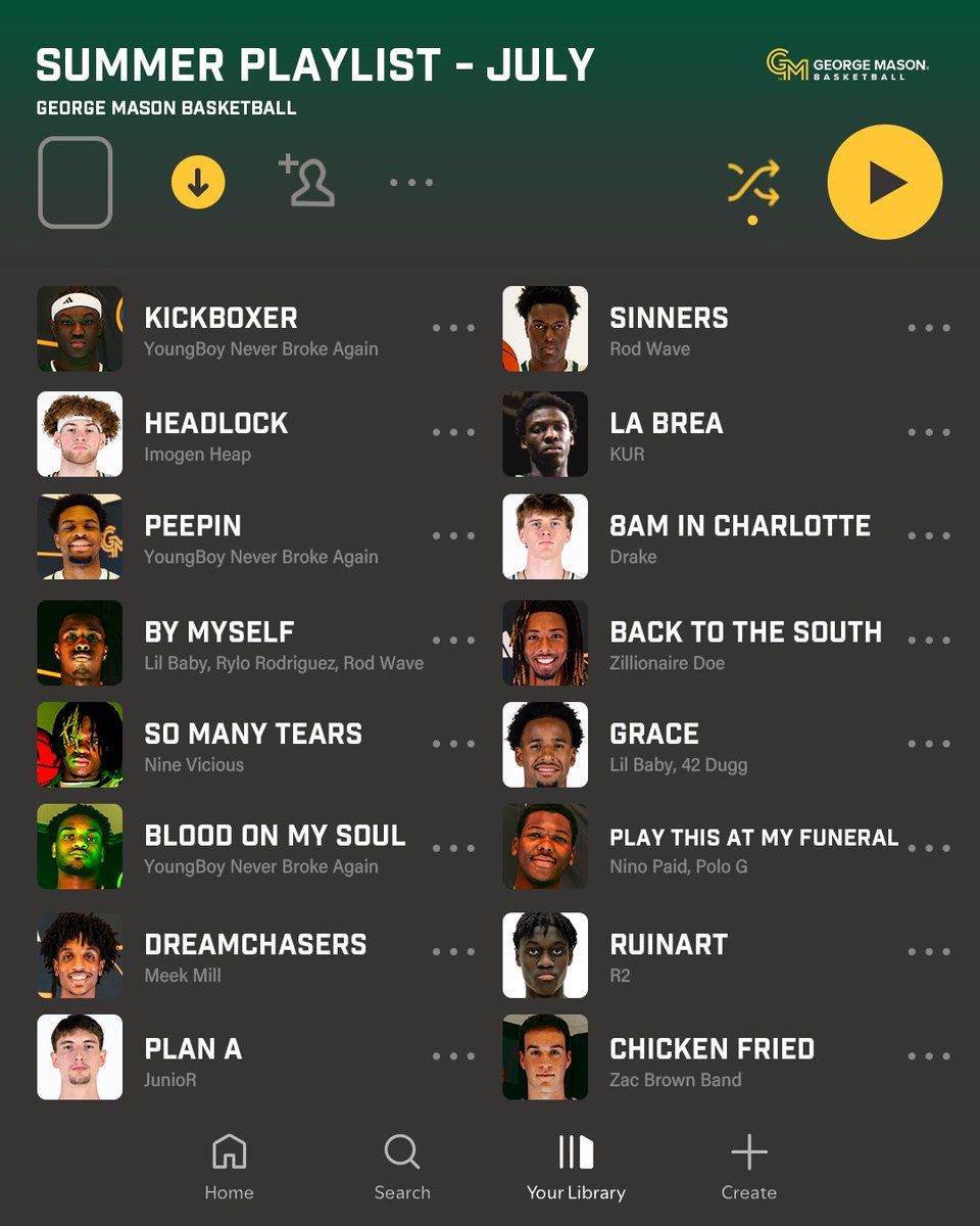 The only playlist you need this summer 🎵😎

Listen here 🔊: bit.ly/4lE3uWA

#PatriotPressure