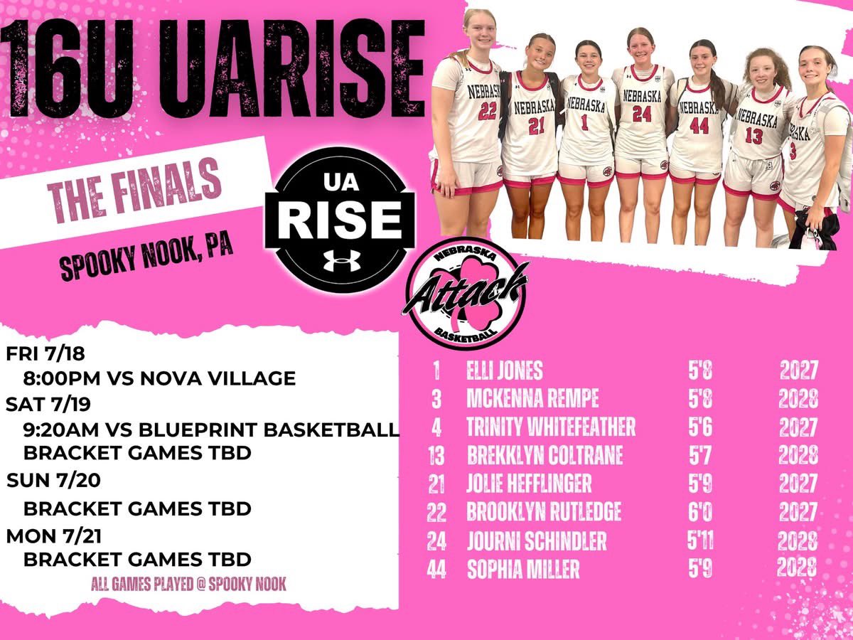 arempe's tweet image. Last tournament of the Summer. Finish strong ladies 💗🖤🏀 @RempeMcken8419
