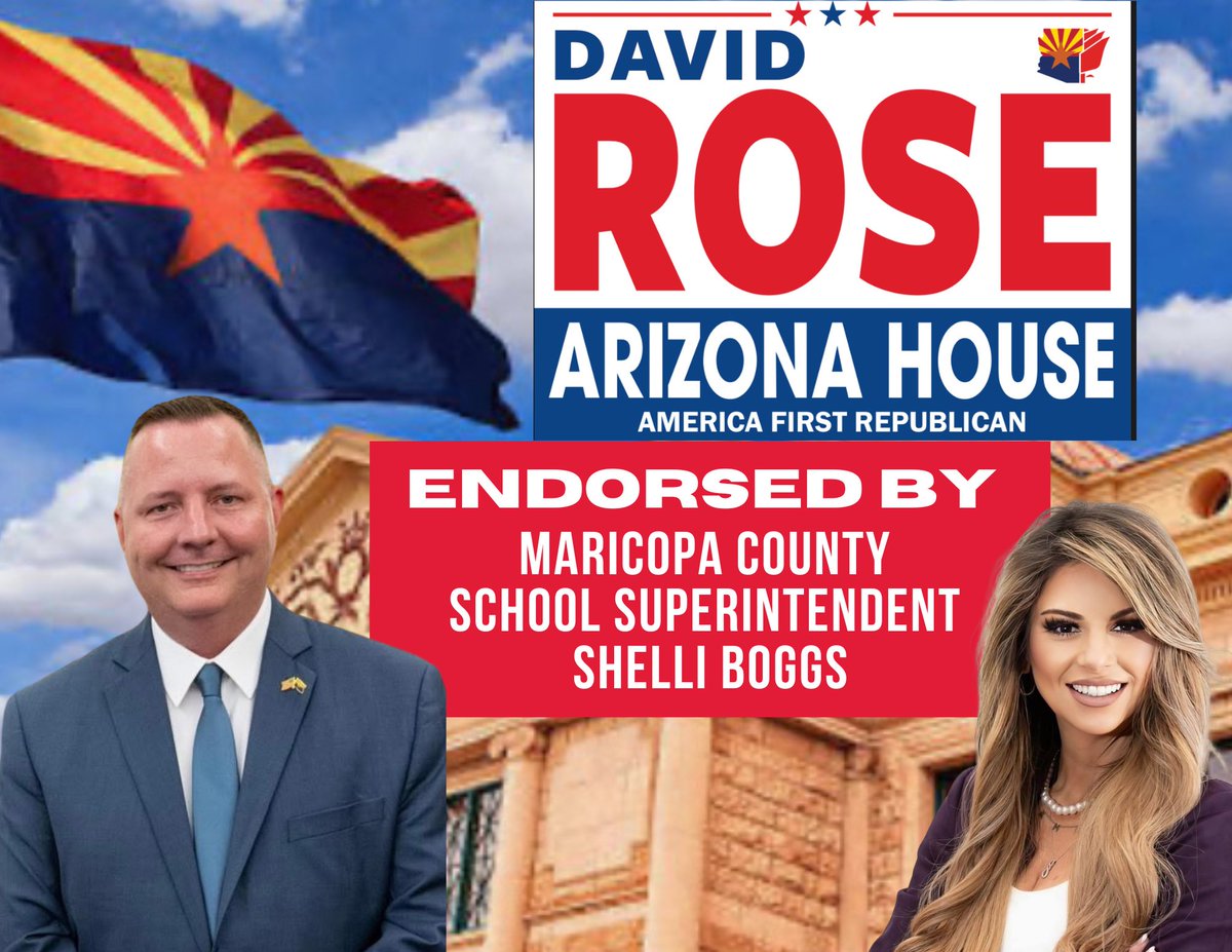🚨 ENDORSEMENT ALERT 🚨

I’m honored to have the endorsement of Maricopa County School Superintendent Shelli Boggs in my campaign for the Arizona House of Representatives.

Shelli is a strong conservative voice for education who knows the importance of restoring excellence,