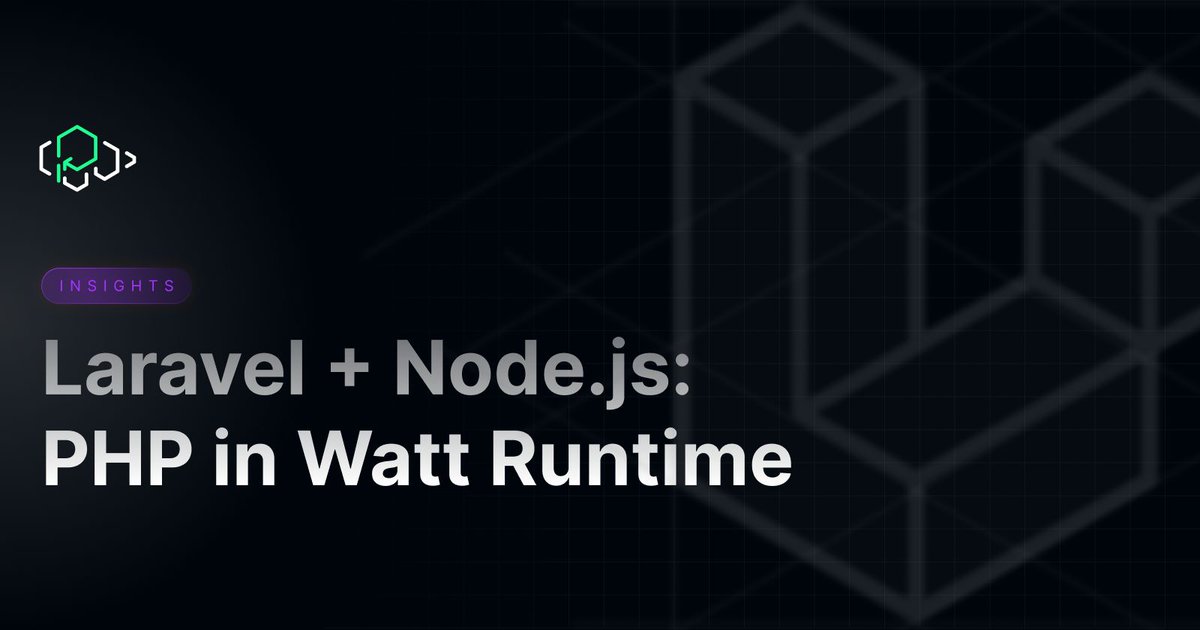 matteocollina's tweet image. 🤯 BIG NEWS for developers! You can now run your Laravel applications directly inside Node.js. 🚀
No, you're not dreaming. We've bridged the gap between the PHP and JavaScript ecosystems. Find out how this changes everything for full-stack development. 👇