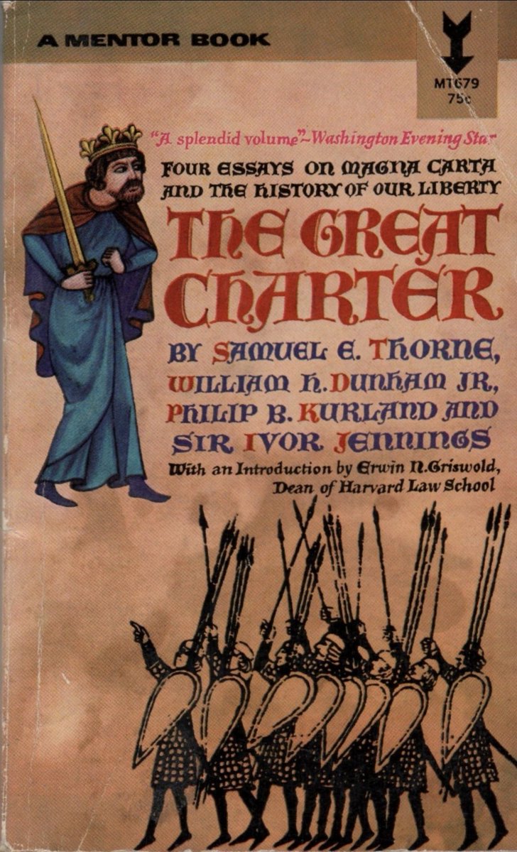 alanigolanski's tweet image. Codifying a customary practice or moral principle that restrains power preserves it as an idea whose potency increases as both bench and bar cite, interpret, misinterpret, and extend its original meaning.
-- William Huse Dunham (1965)