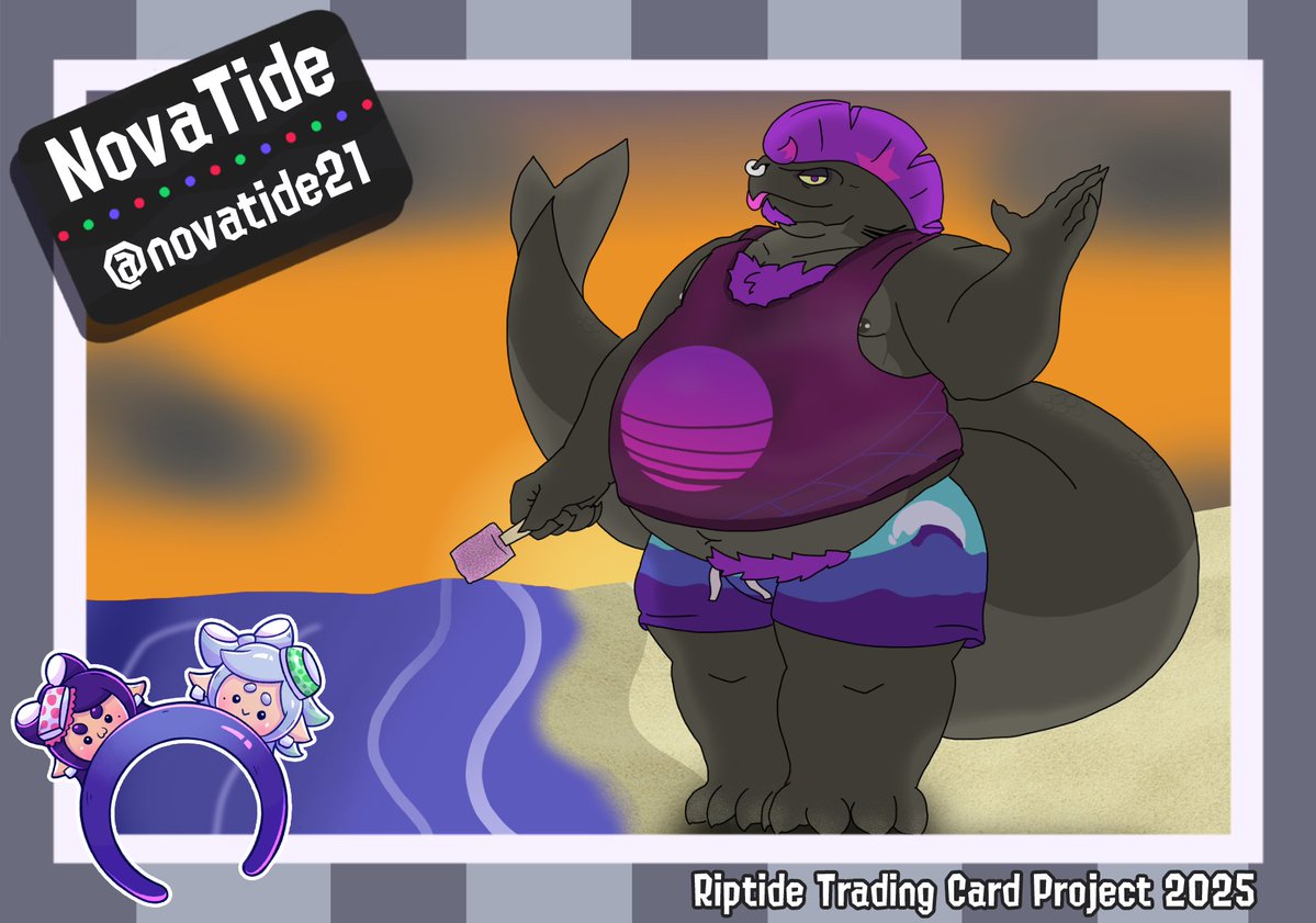 splatLANart's tweet image. For today, Novatide is up!
"My advice for Riptide attendees is if you plan on wearing something multiple times, DO NOT forget to bring quarters for the washing machines."
Very sound advice! And don't forget to get his card at Riptide! π