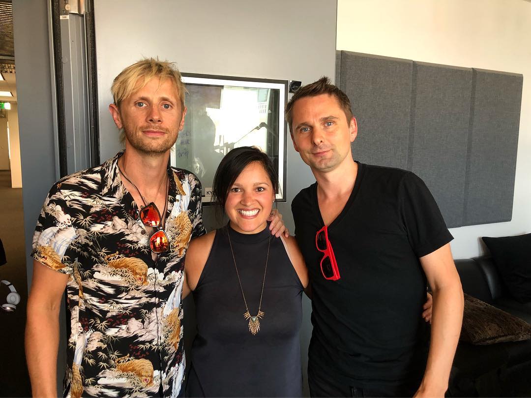 maria_nero's tweet image. Jul 17 2018 #MuseHistory Matt & Dom were at @alt987fm in the morning for an interview.