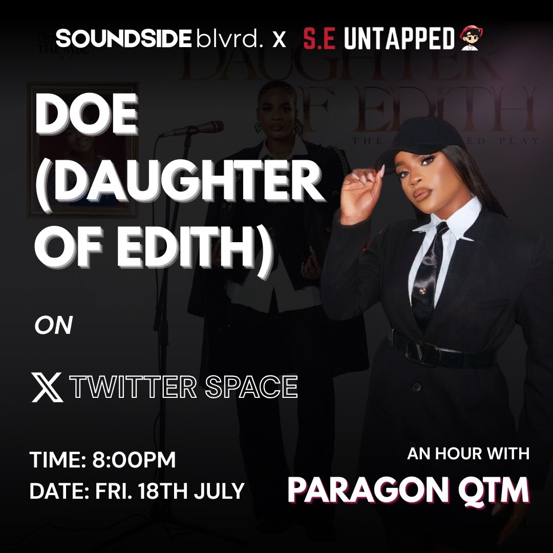 soundsideblvrd's tweet image. Tomorrow (Friday) come spend “an hour with @paragon_qtm 

⏰8:00 pm

Set a reminder: