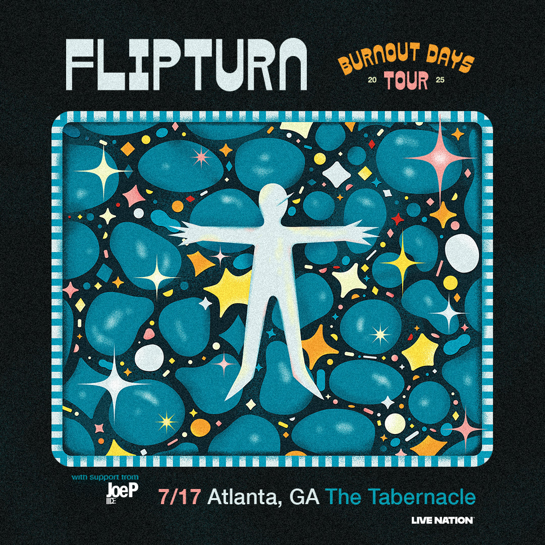 TabernacleATL's tweet image. ⭐ TONIGHT (7/17) ⭐ flipturn - THE BURNOUT DAYS TOUR with Joe P!
🕖Doors: 7PM / Show: 8PM
⭐️ Tix, Upgrades, Venue Info & more: livemu.sc/4e3qXgf