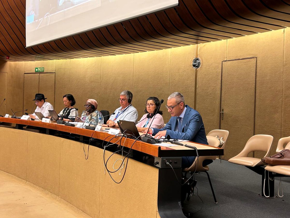 UNBiodiversity's tweet image. It was a pleasure to have @MisionColUNOG, @Armembsuisse, Panama, @IIFB_indigenous address the participants at our side-event at #EMRIP2025 on the outcomes of #COP16 and newly established Subsidiary Body of relevance to Indigenous Peoples!
#WeAreIndigenous #KMGBF #biodiversity