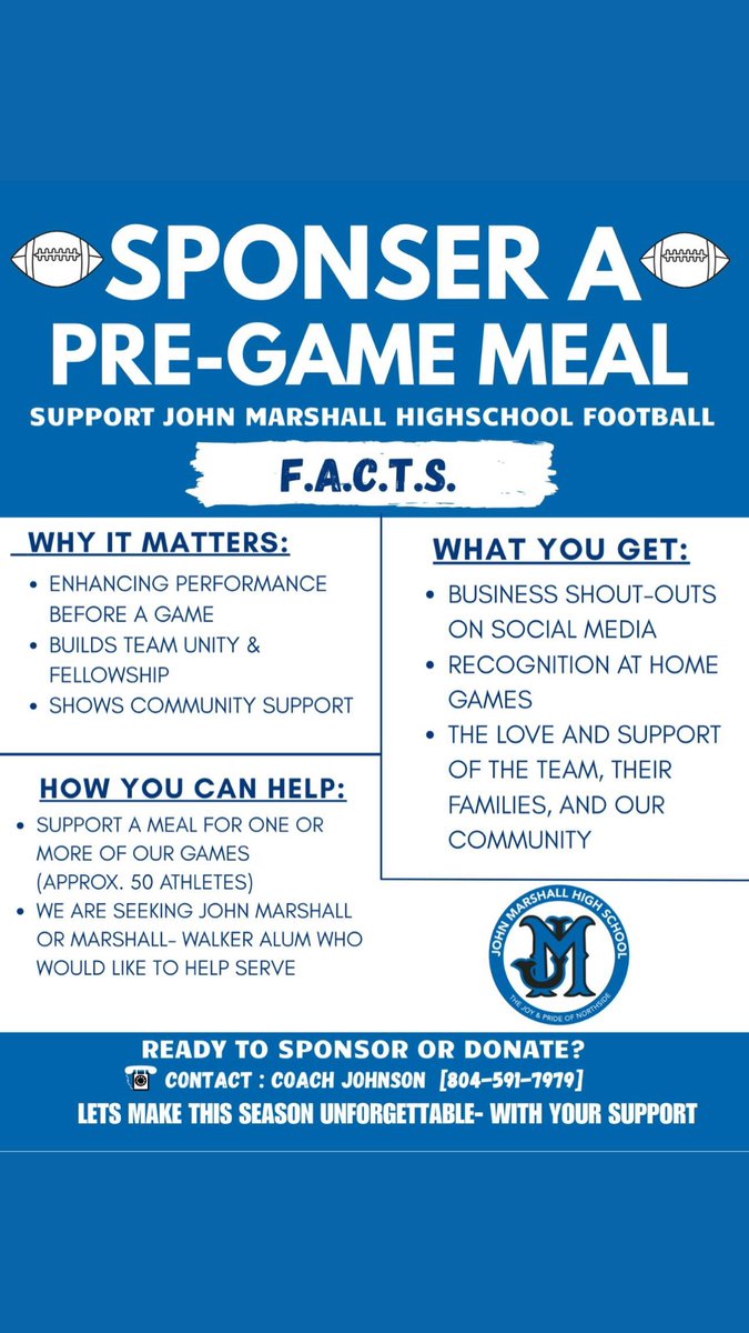John Marshall High School Football tweet media