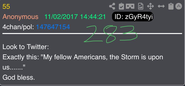 's tweet image. 147.647.154
3.8.1=#Day183 
#Princess ⚰️
#SuperTuesday 
3:06:41=
#ThreeHundredSixtyFive=269=#ShannonMichellePianowski 
“365 Days” #FirstReveal 
95/68/11.3
7.12=212=#MyFirstTweet #Day193 3901 days #Day185 
#CAR 
#BigRedBow 
#JesusWept 
147.592.019
3.7.1
#QDrop321