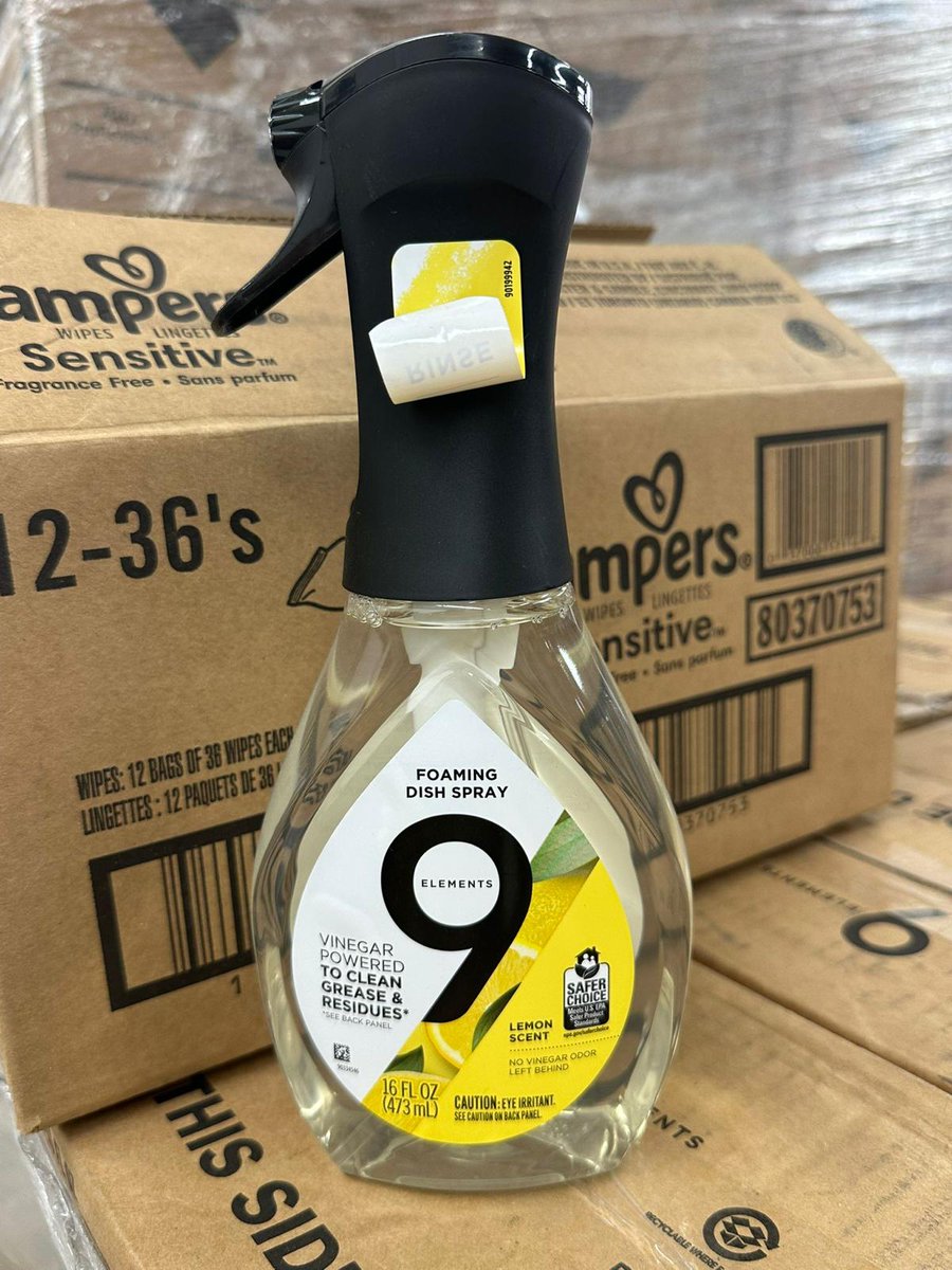 md_zakee47920's tweet image. 🚨 1 Pallet Available!
9 Elements Lemon Starter Cleaner – 16oz
🟡 648 units | 💲$2.83 each
📦 Perfect for Retailers, Wholesalers, Amazon FBA

📍USA Only – DM to grab now!

#WholesaleDeals #9Elements #CleaningSupplies #AmazonFBA #RetailStock #BulkBuyers #USAWholesale