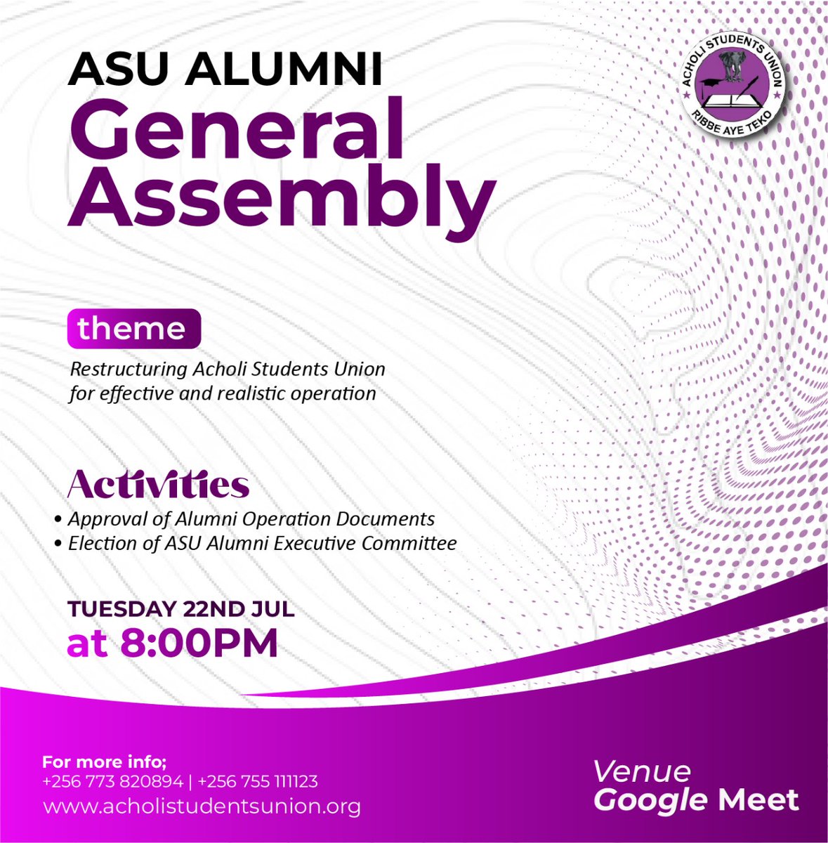 Acholi Students Union (ASU) tweet media