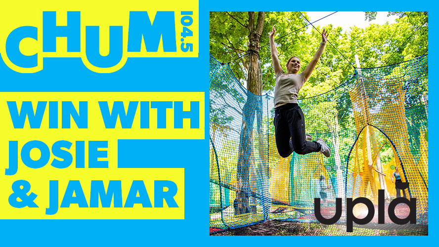 Chum1045's tweet image. Uplå is where friends and families come together to laugh, leap, and create unforgettable memories in the treetops. 🌳
Listen to Josie & Jamar THIS WEEK for your chance to win 4 passes to Uplå by Treetop Trekking!
chum1045.com/contests/win-w…