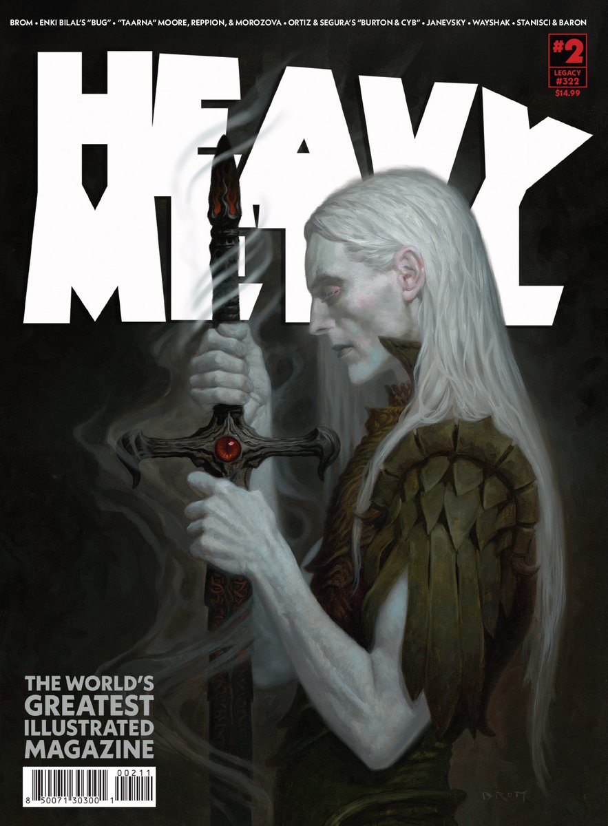 HeavyMetalInk's tweet image. Check out the cover of Heavy Metal #2 by BROM @GeraldBrom These will be onsale in comic shops and newsstands soon-available at SDCC --Fans can purchase these at SDCC-
Heavy Metal and GenSeven Creations will have a presence at Booth #4804
Lorenzo Sperlonga- Booth 4812
Frank…
