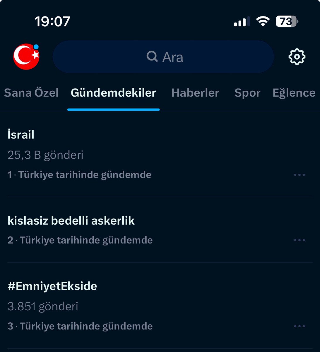 3. sıradan Türkiye gündemine girdik

Maaşlarımızı Jandarmaya eşitleme çalışması hala taslak aşamasında hesabımızda görene kadar durmak yok 

 #EmniyetEkside