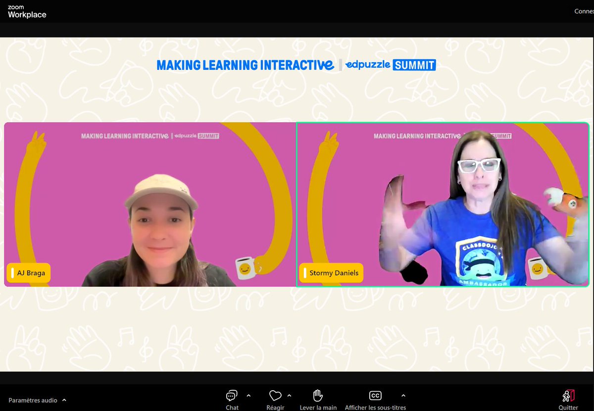 ELBALGHITIANAS's tweet photo. Amazing sesssion @MsDanielsStormy @jadecanvaedu @MsDanielsStormy I like #AppSmash #SEL #EdpuzzleSummit
@Edpuzzle @MannyDiscoTech @MajoTechMaker @flippedtecher @CanvaEdu @ClassDojo https://t.co/sNhgNCrTTS