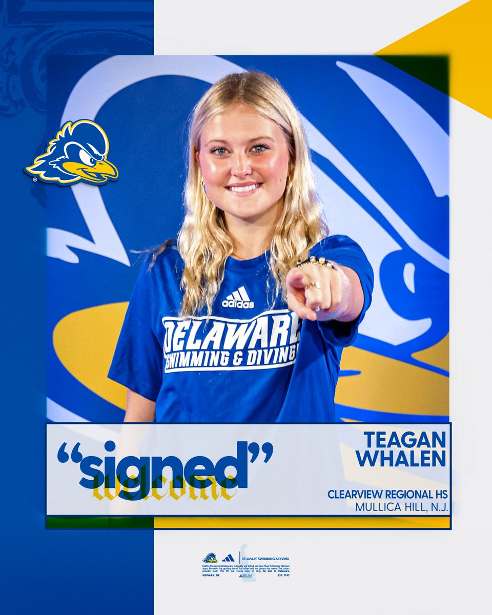 Delaware_Swim's tweet image. Ready to make a splash in the 3️⃣0️⃣2️⃣!
Welcome, Teagan!🤝