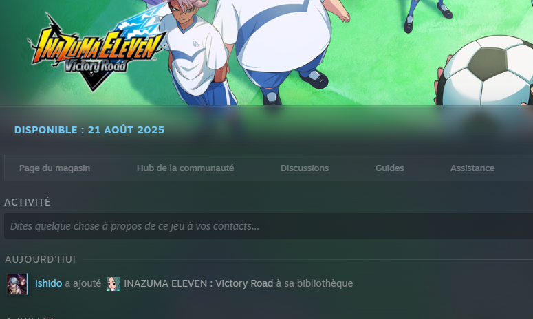 ishido00's tweet photo. J'AI ENFIN PRÉCO INAZUMA ELEVEN VICTORY ROAD 😍⚡️ https://t.co/pSA07RC8l3