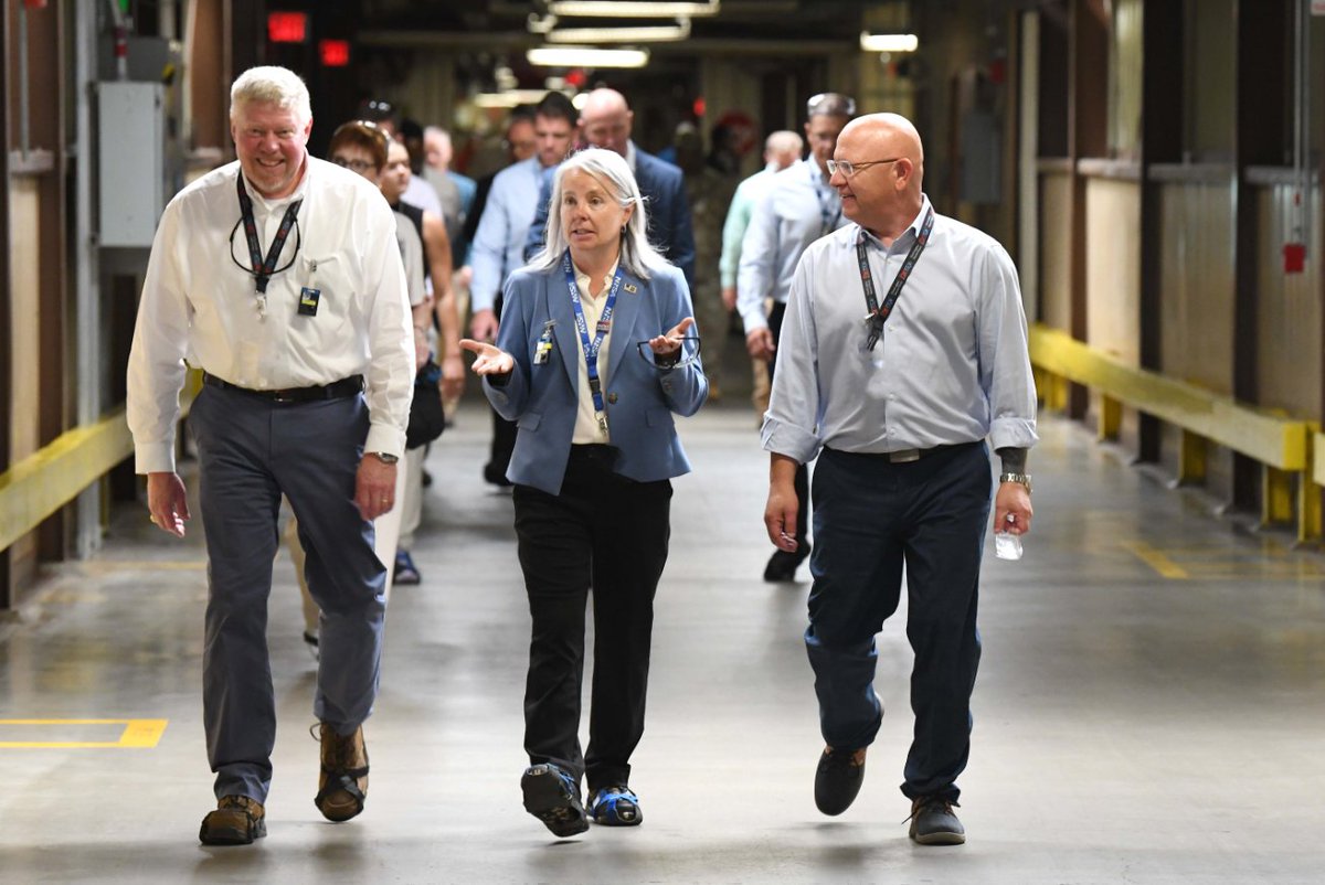 PantexPlant's tweet image. Acting Administrator of the National Nuclear  Security Administration Teresa Robbins recently visited Pantex. Her time  at the site highlights the importance of our mission, the dedicated  workforce behind  it, and collaboration across the NNSA enterprise. #PantexProud #NNSA