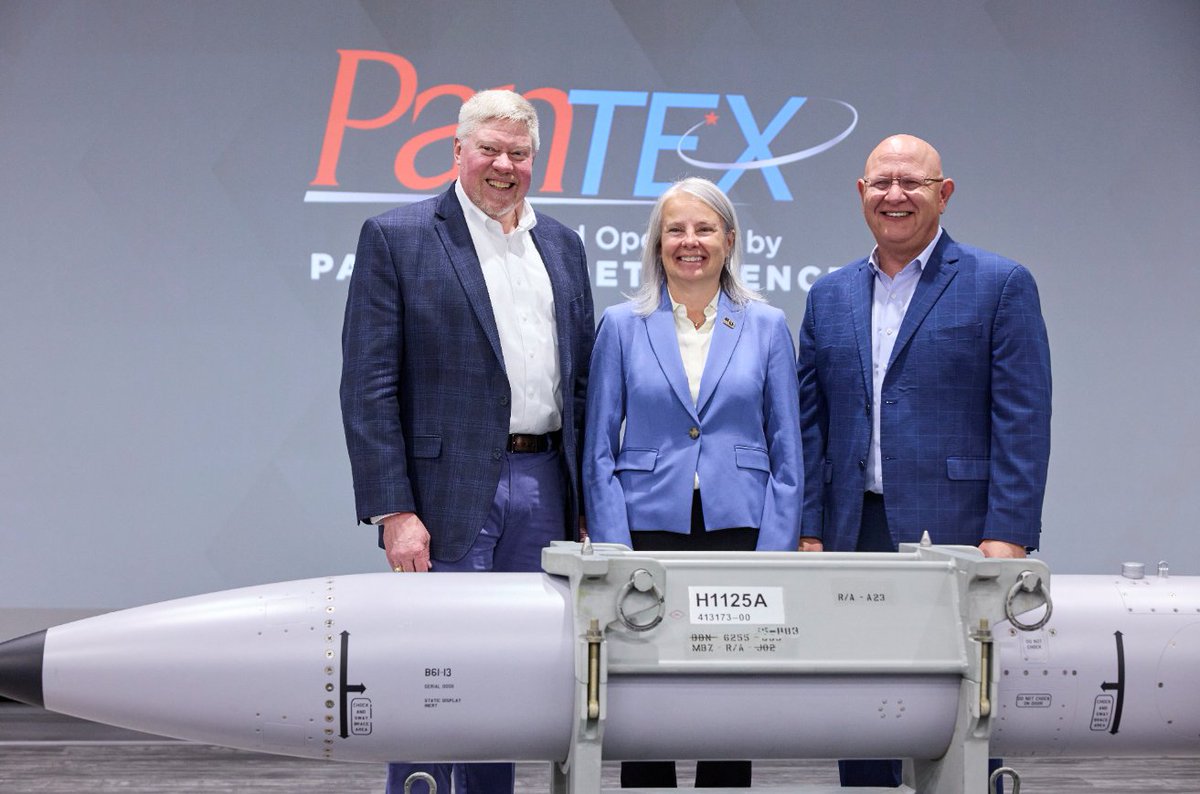 PantexPlant's tweet image. Acting Administrator of the National Nuclear  Security Administration Teresa Robbins recently visited Pantex. Her time  at the site highlights the importance of our mission, the dedicated  workforce behind  it, and collaboration across the NNSA enterprise. #PantexProud #NNSA