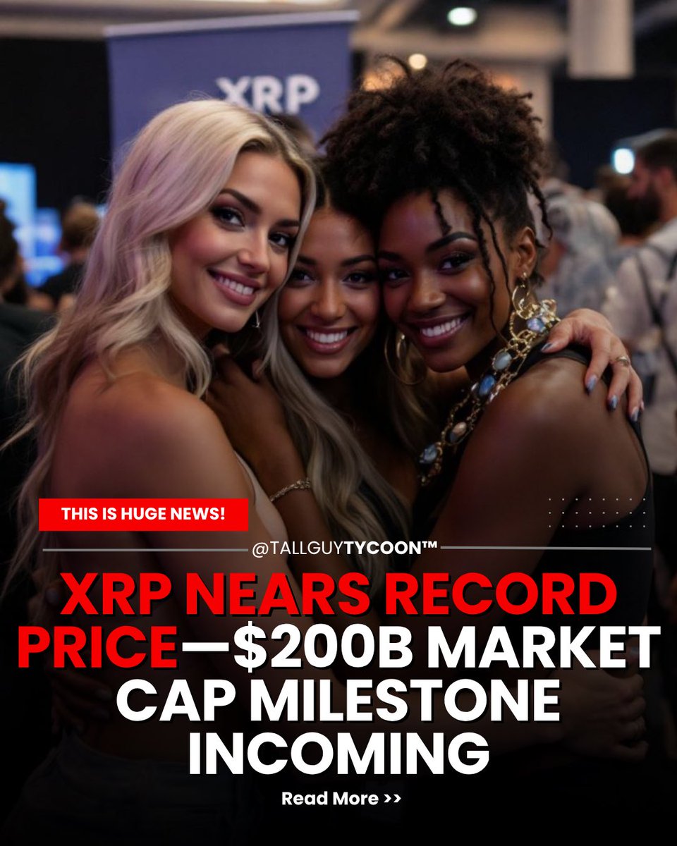 _TallGuyTycoon's tweet image. $XRP nears record price-$200b market Cap milestone Incoming