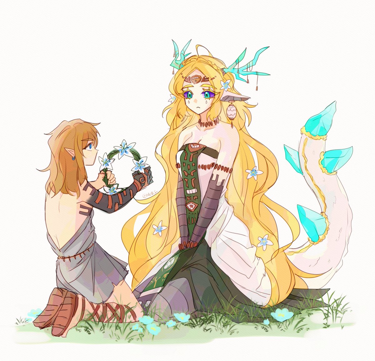 VvMORIvV's tweet image. #Zelink #TotK
