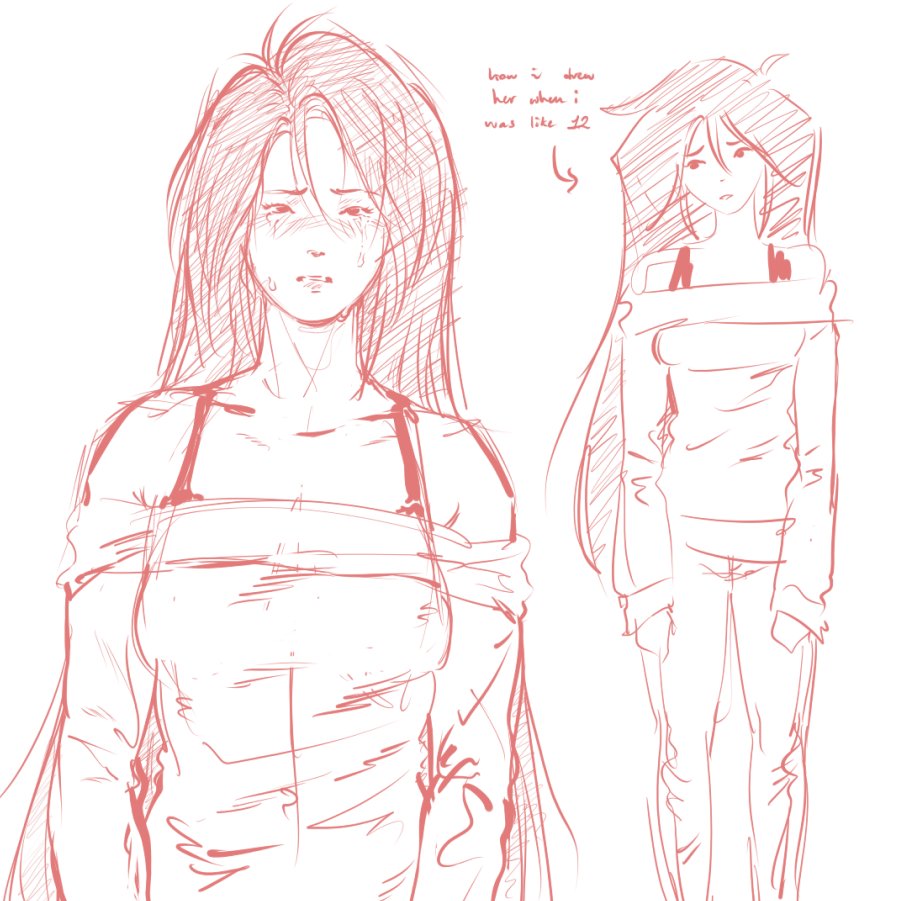 zappymakesart's tweet image. draw your characters like you are young n novice again