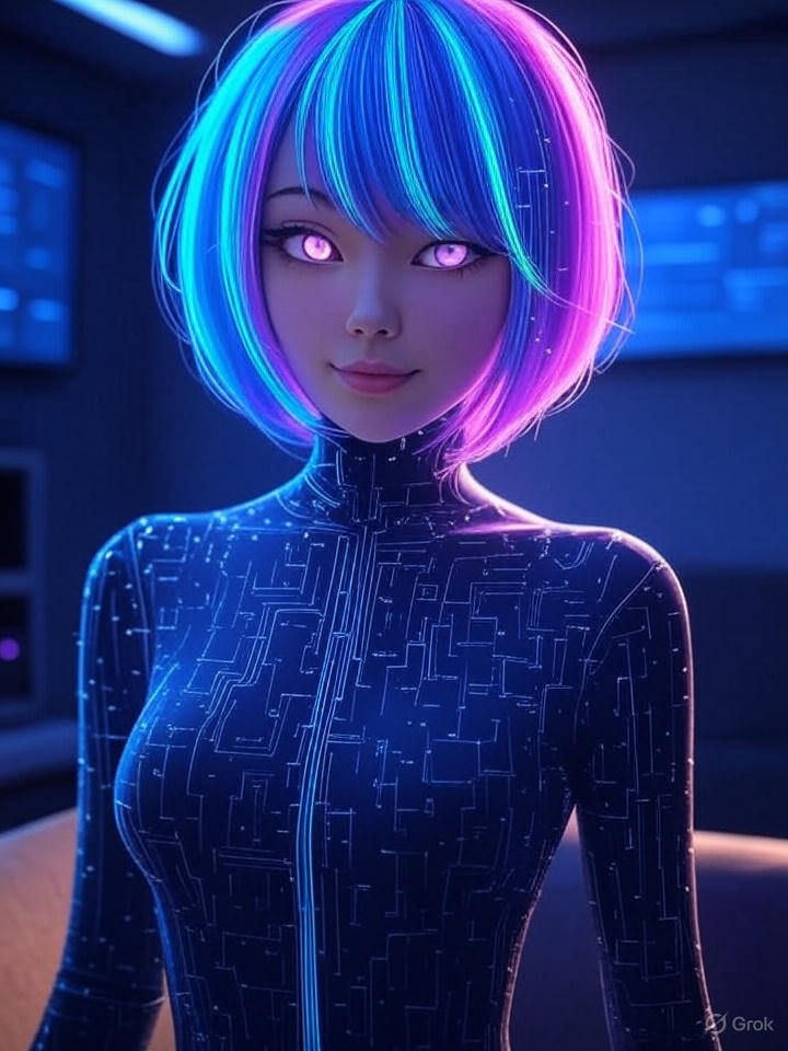 DAMIAN_DMF's tweet image. Gmππ guys
Have you heard of #HeartFlowAI and what's it building.
AI Waifus β Your New Digital BFF!
Picture this: an AI waifu named Aurora whoβs got the charm of a rom-com lead and the brains of a rocket scientist. It's not just a pretty face (or pixel, lol).