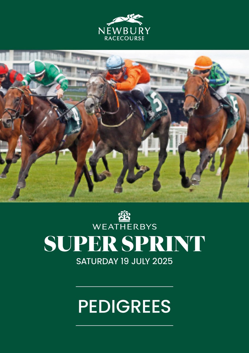Weatherbys Limited (@weatherbysltd) on Twitter photo Really looking forward to sponsoring the Weatherbys Super Sprint <a href="/NewburyRacing/">Newbury Racecourse</a> once again on Saturday - a race we first put our name to in 1993.
To add even more depth and detail to the runners in this year’s renewal the Weatherbys Bloodstock team have researched and edited the Really looking forward to sponsoring the Weatherbys Super Sprint <a href="/NewburyRacing/">Newbury Racecourse</a> once again on Saturday - a race we first put our name to in 1993.
To add even more depth and detail to the runners in this year’s renewal the Weatherbys Bloodstock team have researched and edited the