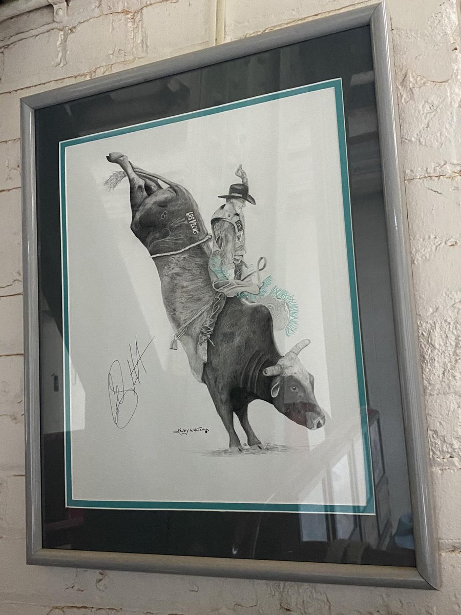 The Bull Riding Hall of Fame is Blessed to have some tremendous artwork exhibits on display in The Hall!