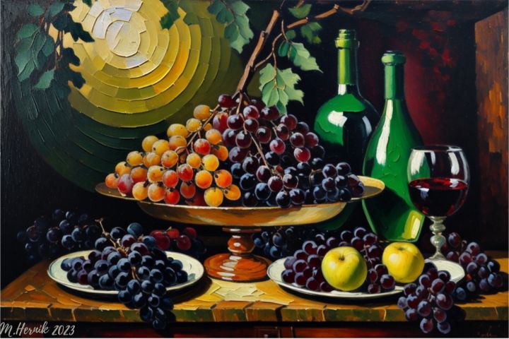 Magicdashworkss's tweet image. Art of the Day: "Bountiful Harvest by Maggie Hernik". Buy at: ArtPal.com/magicdash?i=15…