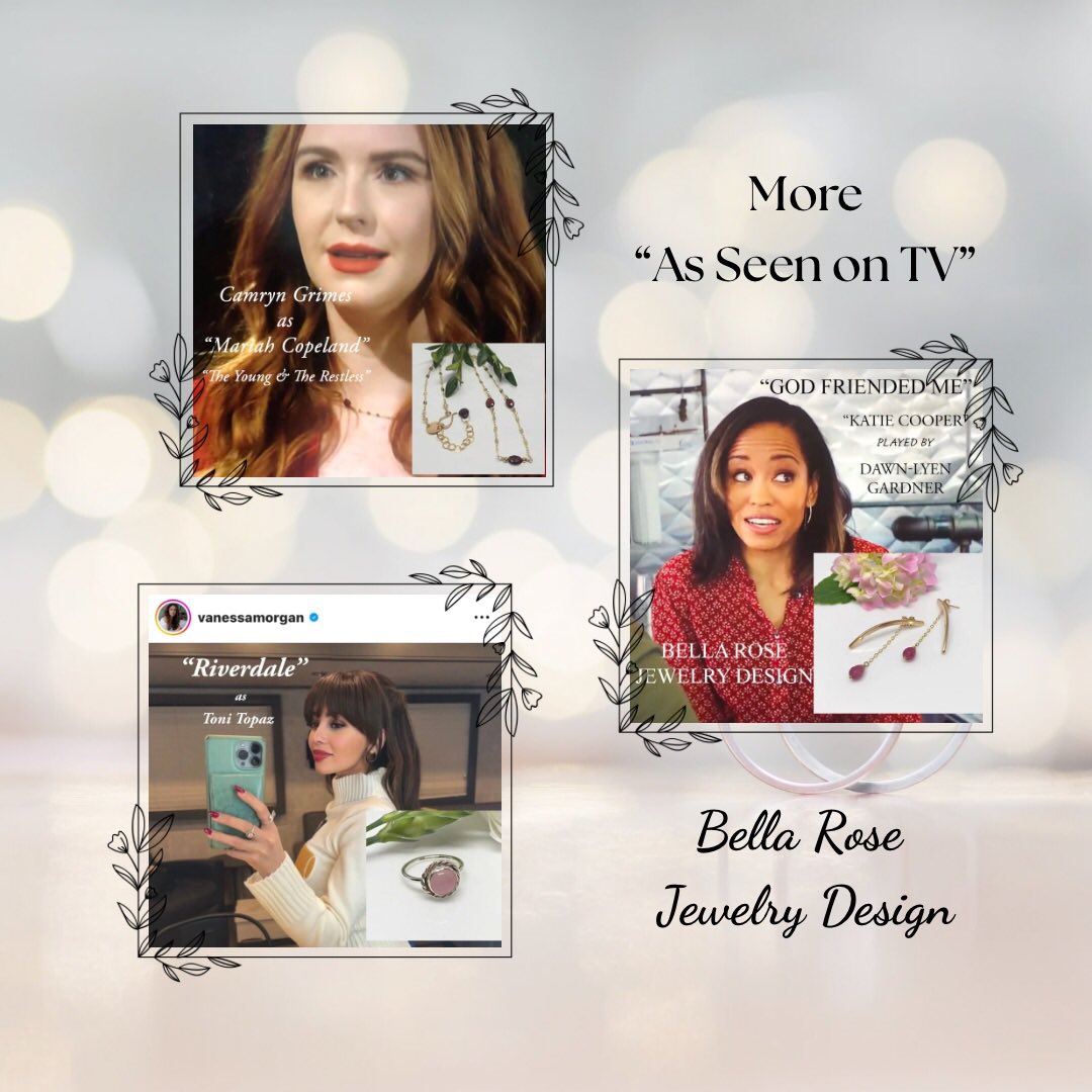 Here are a few more of my #asotv pieces.  All of which are available at ⬇️

bellarosejewelrydesign.com/product-catego…