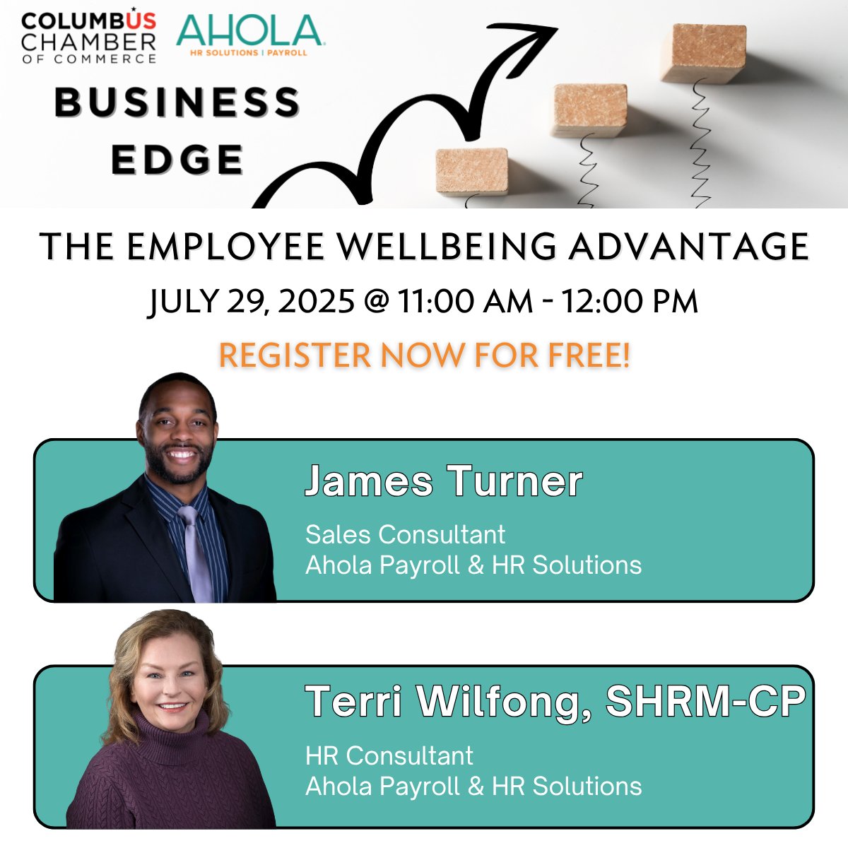 Columbus Chamber (@columbuschamber) on Twitter photo Employee well-being = business advantage.
Join us virtually July 29 at 11AM for Business Edge | The Employee Wellbeing Advantage—hosted by <a href="/ColumbusChamber/">Columbus Chamber</a> & <a href="/AholaCorp/">Ahola HR Solutions | Payroll</a>.
Free insights for HR pros & leaders.
🔗 Register: columbus.org/events/busines…
#ColumbusChamber #BusinessEdge Employee well-being = business advantage.
Join us virtually July 29 at 11AM for Business Edge | The Employee Wellbeing Advantage—hosted by <a href="/ColumbusChamber/">Columbus Chamber</a> & <a href="/AholaCorp/">Ahola HR Solutions | Payroll</a>.
Free insights for HR pros & leaders.
🔗 Register: columbus.org/events/busines…
#ColumbusChamber #BusinessEdge