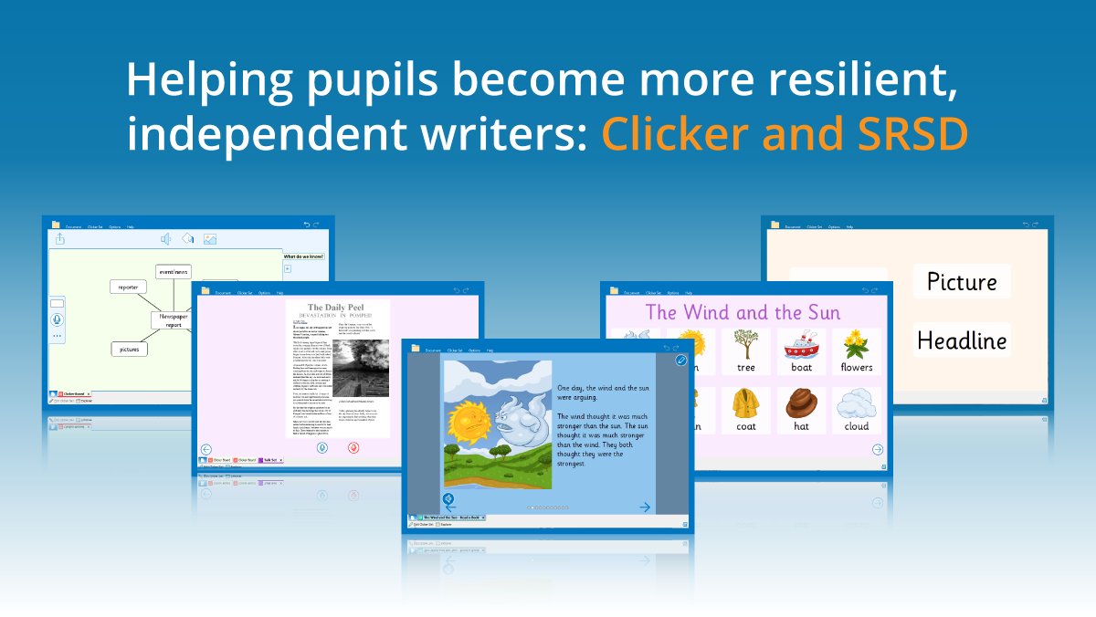 On the blog today, Katy shares her ideas on how you can use #Clicker throughout the six stages of Self-Regulated Strategy Development (SRSD), a systematic instructional approach for genre-based writing: bit.ly/3GNCCEp
