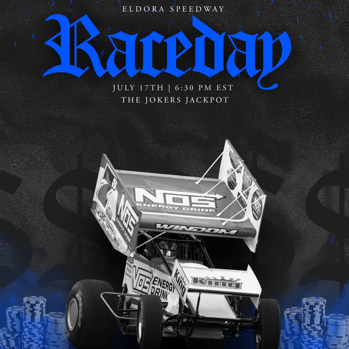 Night 2 with the <a href="/HighLimitRacing/">High Limit Racing</a> series for tonight’s #jokersjackpot. 

📺 <a href="/FloRacing/">FloRacing</a> 
🕰️ 530 CST / 630 EST
⏱️<a href="/MyRacePass/">MyRacePass</a> 
🛒 sidesmotorsports.com/shop/