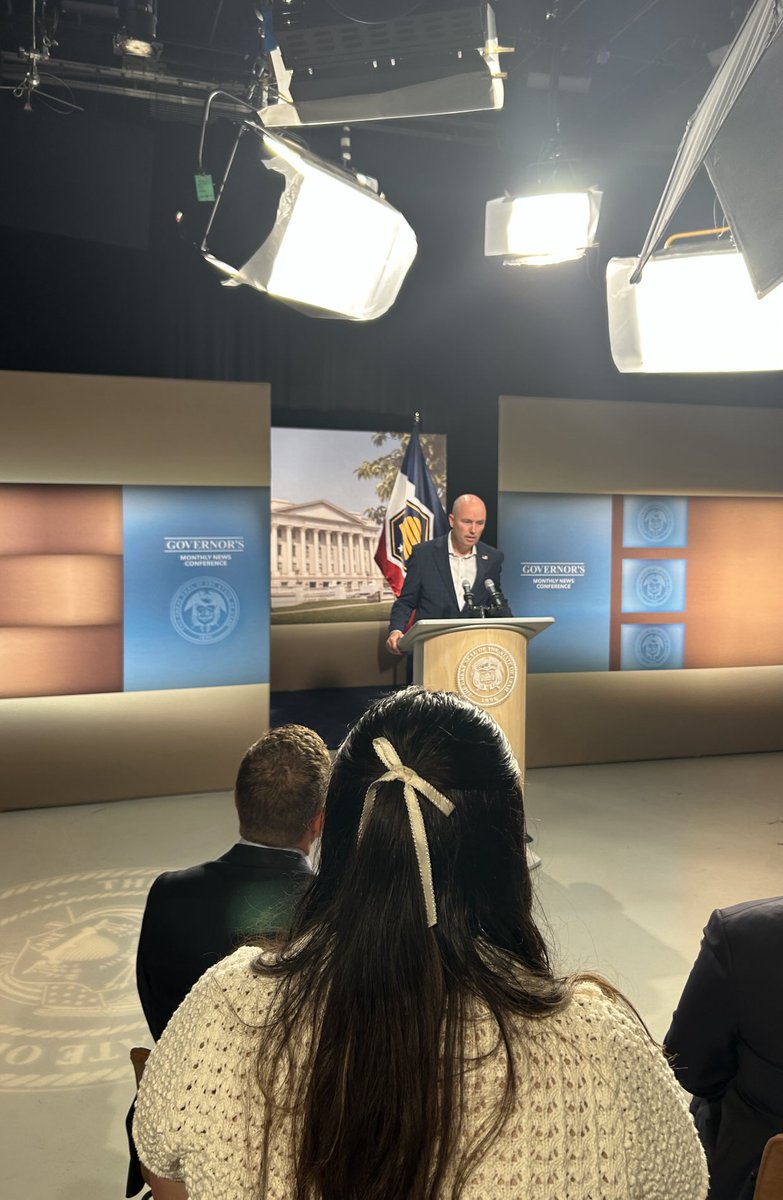 bmullahy2news's tweet image. @GovCox says “it’s a close call,” but he does not favor repeal of the death penalty. @KUTV2News asked about it @PBSUtah briefing. Ralph Menzies is scheduled to die by firing squad on September 5th.