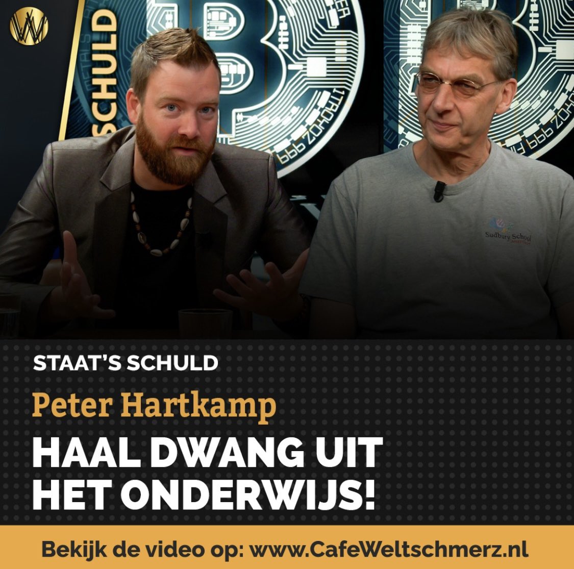 cafeweltschmerz's tweet image. Het huidige onderwijssysteem is niet gemaakt voor kinderen maar voor het vormen van gehoorzame burgers. Peter Hartkamp is al 25 jaar bezig om dit te veranderen en kinderen te behandelen als mensen! Hoe? Dat hoor je in deze Staat's Schuld.
Bekijk hier de volledige uitzending:…