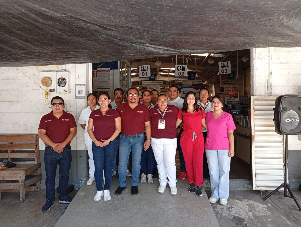 Como parte de las acciones del programa ECOS para el Bienestar, se llevó a cabo una feria de salud y activación física en la tienda SuperISSSTE Ocosingo, acercando servicios preventivos y de promoción a la población derechohabiente y público en general.