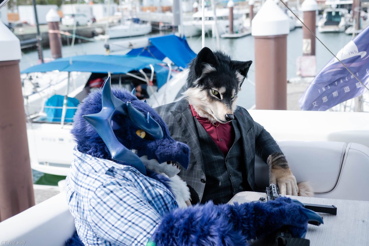 Rukatheknight's tweet image. Really for The Cayo Perico Heist?
We’re waiting for you !
📷:@CT_Weng
🐺:汐琉
#FursuitFriday #Fursuit