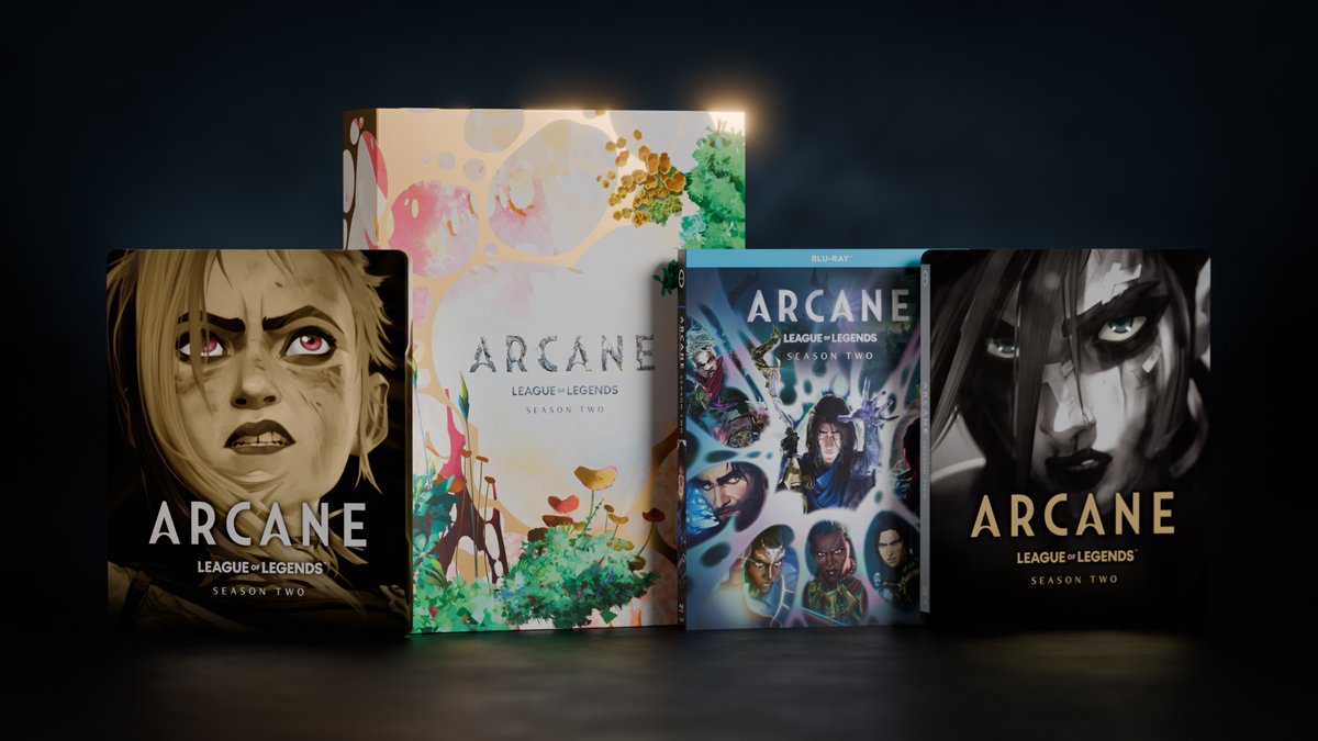 #Arcane Season 2 physical media breakdown. <a href="/arcaneshow/">Arcane</a>  🧵⬇️

• 4K UHD Collector's Edition out on December 11
• All other editions out on October 28
• All editions include over 3 hours of new bonus features produced in-house by GKIDS

Pre-order here: brnw.ch/21wUcuY