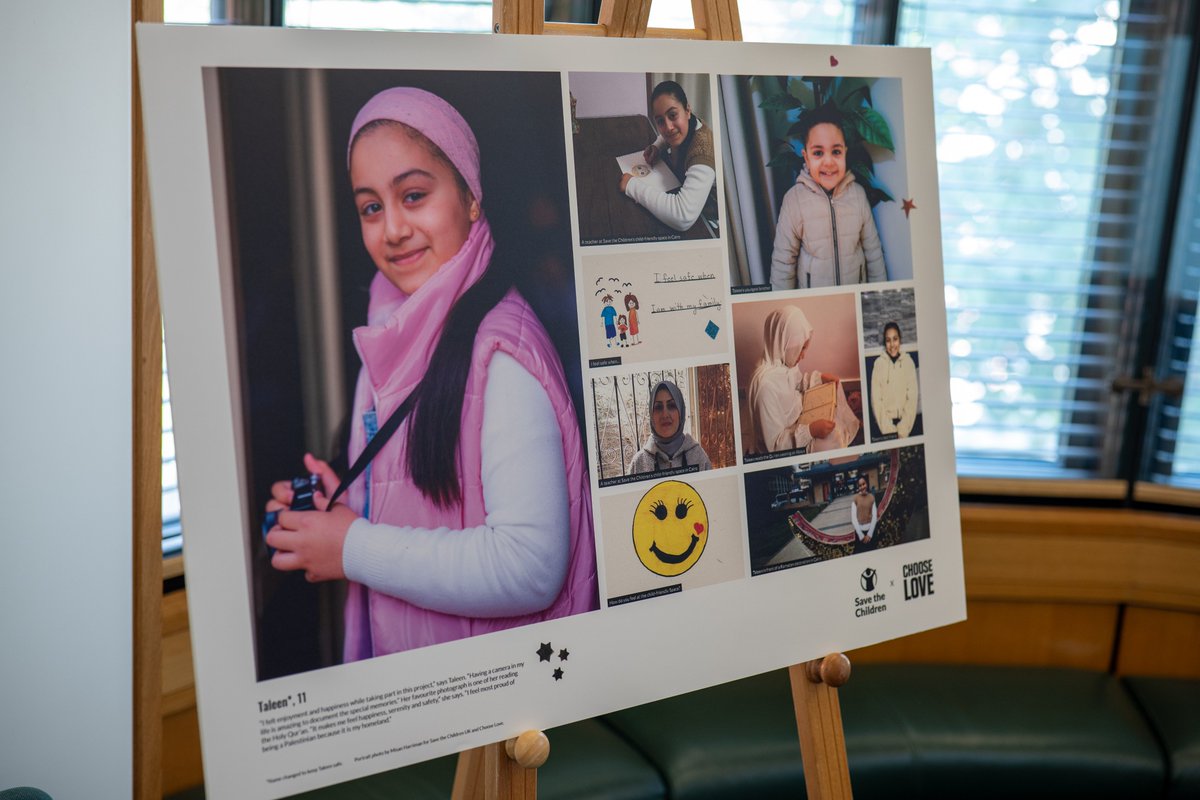 switherdenMP's tweet image. Earlier this week I sponsored a photo exhibition in Parliament hosted by @savechildrenuk, showcasing work by Palestinian children forcibly displaced from Gaza to Egypt, titled 'Through Their Eyes'.
Every child deserves a life free from hunger, fear, and violence.