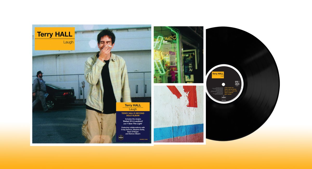 'Laugh' is the second solo album by #TerryHall and  this hugely acclaimed album is being reissued as a strictly limited and custom <a href="/dinkededition/">DINKED</a> Archive 2LP pressing on red vinyl and a 2CD edition in an alternate sleeve. 

Pre-order: terryhall.lnk.to/laugh