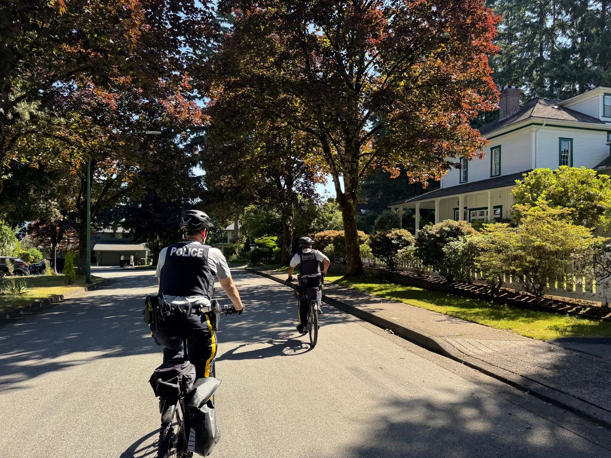 Our Bike Unit has been all over Burnaby lately:

▶️SkyTrain areas
▶️Alleyways
▶️Parks
▶️Residential neighbourhoods