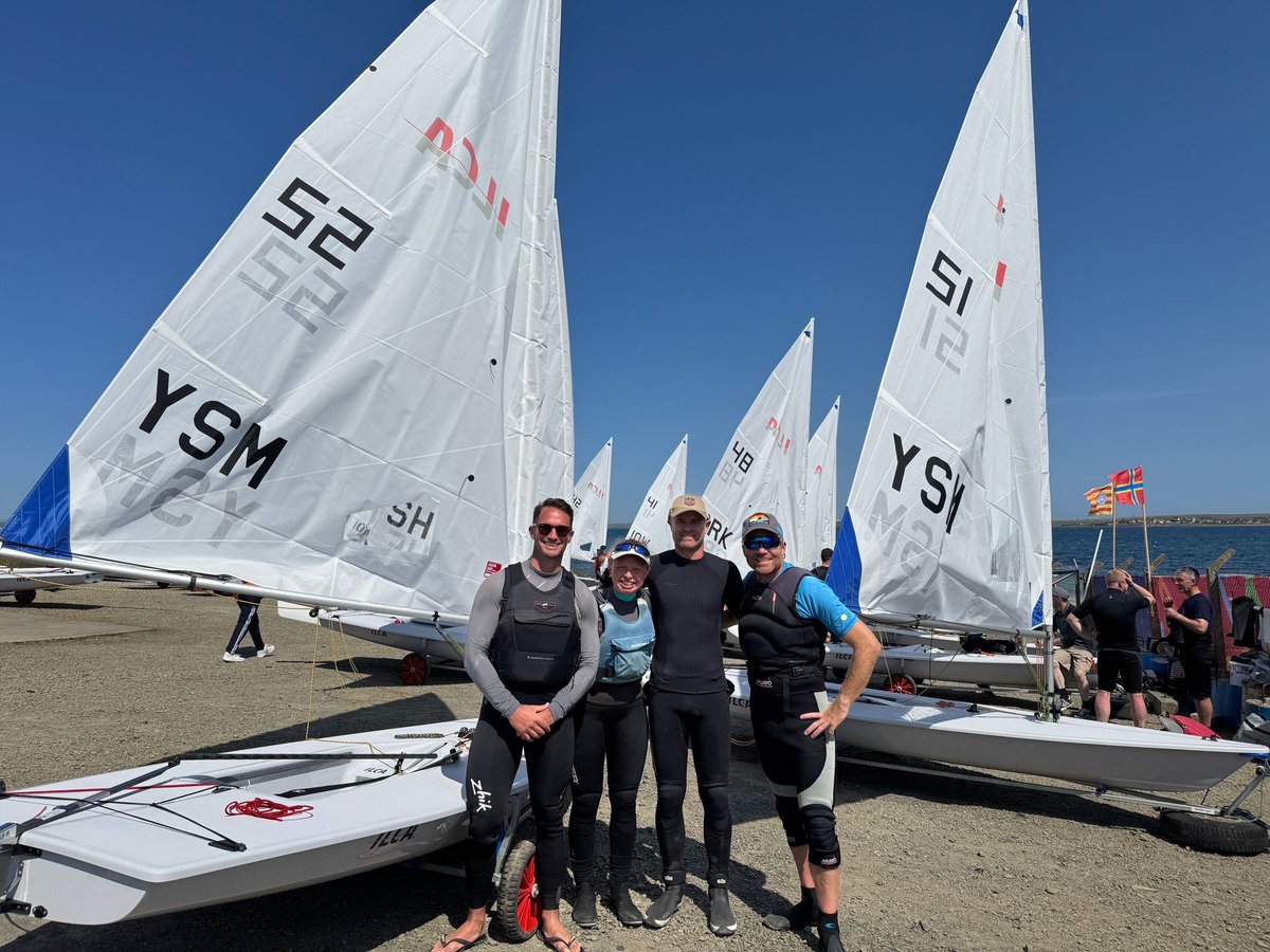 ARIAN | SILVER 🥈

It’s DOUBLE silver for the sailors. 

Josh Metcalfe wins silver in the ILCA7 category. 

The Ynys Môn Team also pick up silver in the Team event with excellent results from Josh, Alistair Dickson, Cat Elsom &amp; Ben Todd.