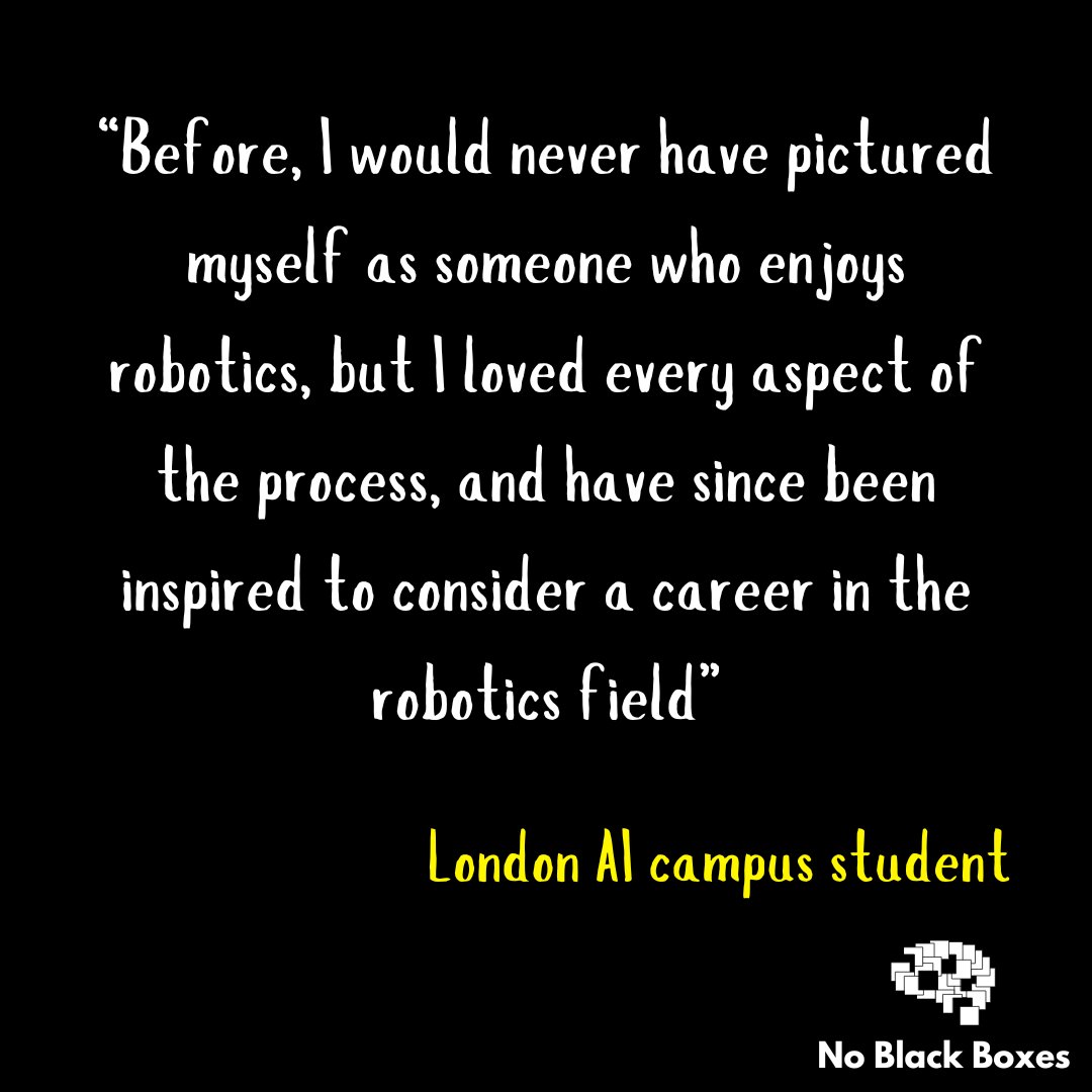 NoBlackBoxes (@noblackboxes) on Twitter photo They said <a href="/NoBlackBoxes/">NoBlackBoxes</a> courses were too ambitious, too long, too unconventional...
But our students loved them, building, exploring, leaving inspired.
💥 We’re not trying to prove it works.
✨ We already did!
This is how Tech should be taught.
Follow <a href="/NoBlackBoxes/">NoBlackBoxes</a> ! They said <a href="/NoBlackBoxes/">NoBlackBoxes</a> courses were too ambitious, too long, too unconventional...
But our students loved them, building, exploring, leaving inspired.
💥 We’re not trying to prove it works.
✨ We already did!
This is how Tech should be taught.
Follow <a href="/NoBlackBoxes/">NoBlackBoxes</a> !