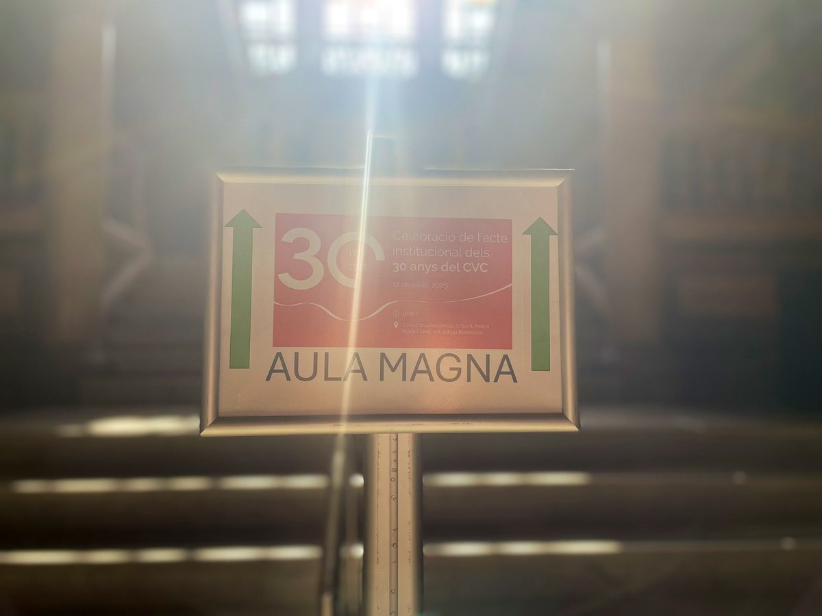 🎉 Avui celebrem el 30è aniversari del CVC! 
 
🏫 La Casa Convalescència de la <a href="/UABBarcelona/">Universitat Autònoma de Barcelona</a> serà l’escenari d’aquest vespre, on recordarem i celebrarem alguns dels moments més destacats de la història del centre i posarem la mirada en els reptes del futur. 
 
#CVC30anys