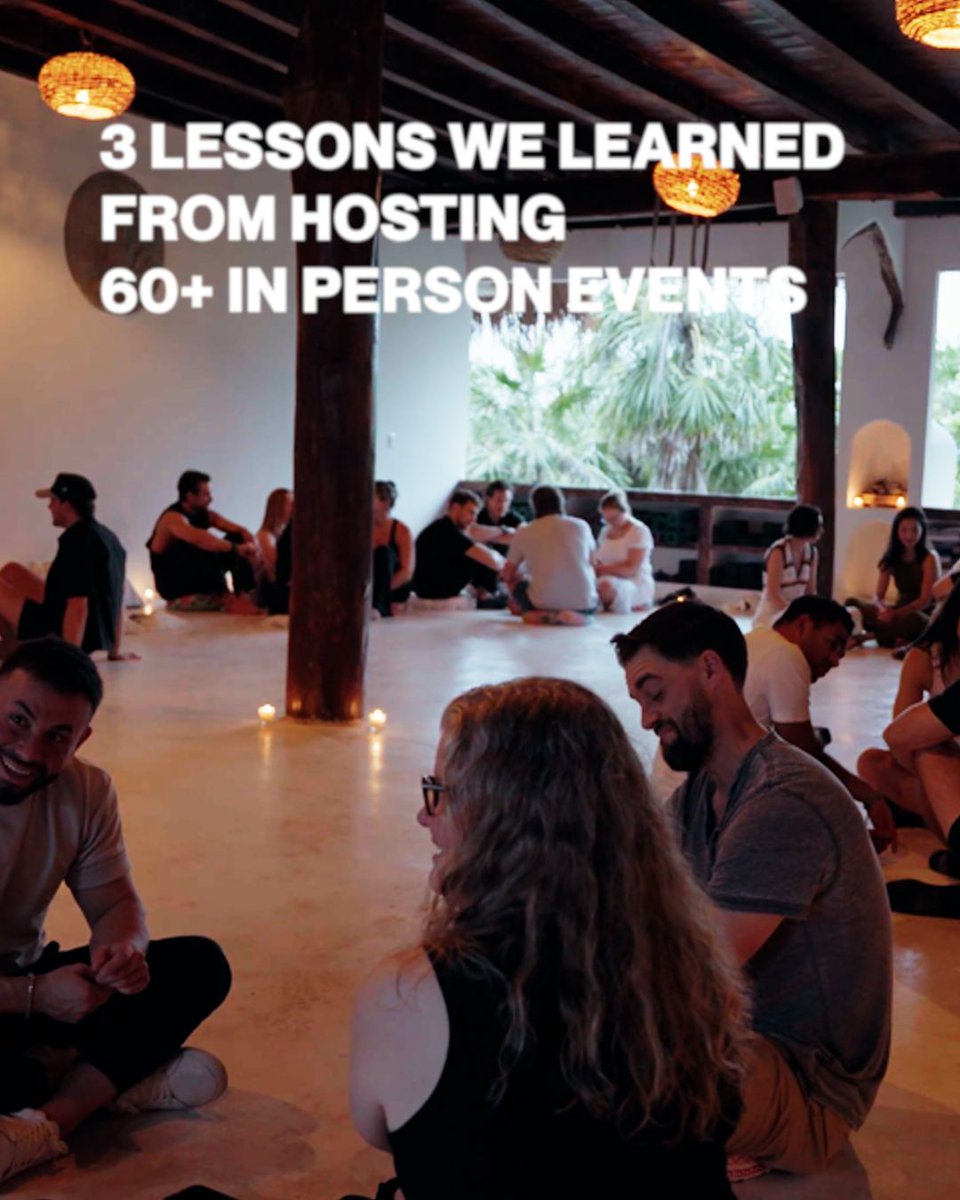 FoundersClubUS's tweet image. We’ve hosted 60+ events around the world.
And here’s what we’ve learned:
Smaller groups > bigger rooms.
Your city matters.
Scarcity drives depth.
The right space. The right people. The right vibe.
That’s how you create magic in real life.
Let’s keep building the most…