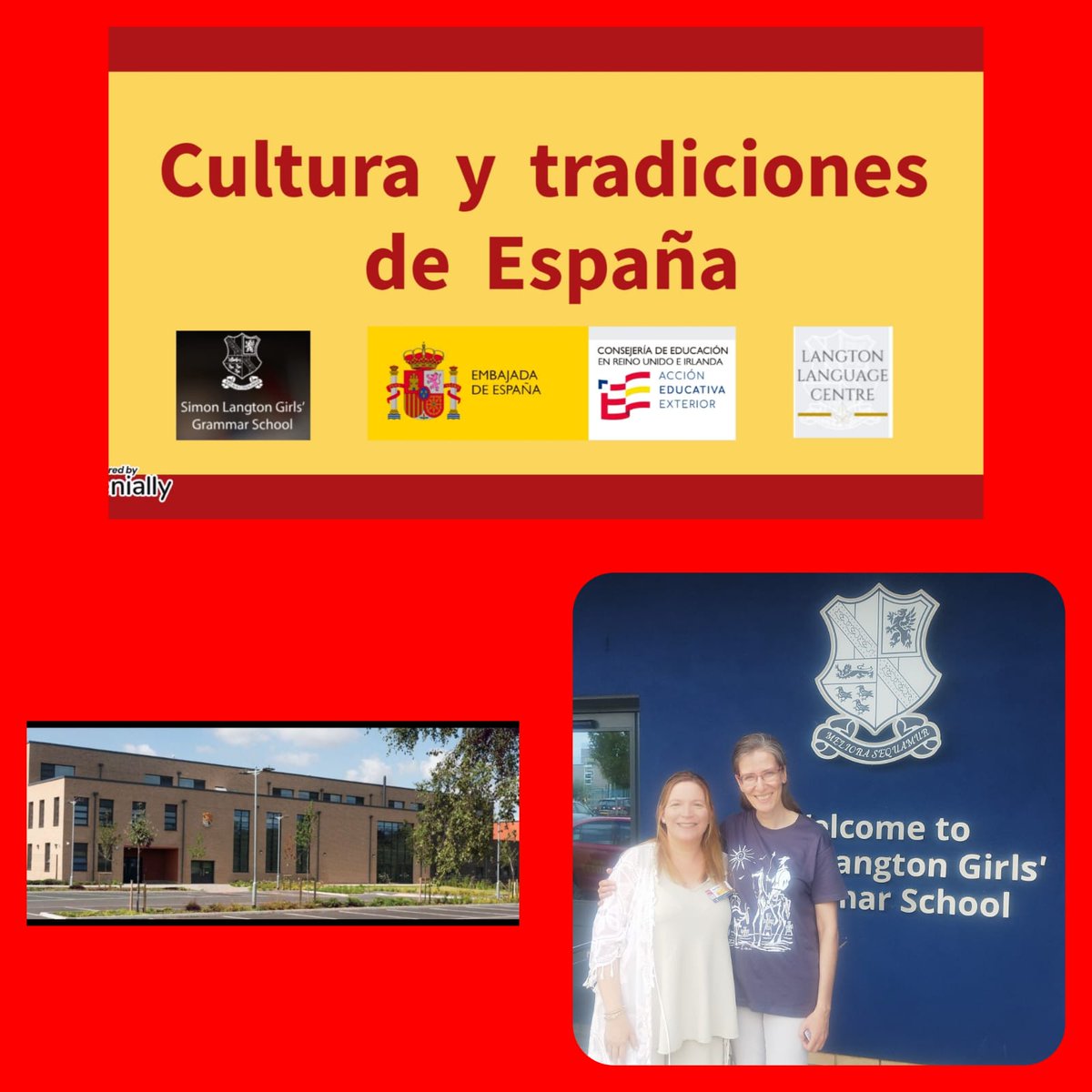 Consejería de Educación Reino Unido e Irlanda (@consejeriauk) on Twitter photo Siempre es un placer volver a <a href="/LangtonGirls/">@Simon Langton Girls' Grammar School</a>, hoy para celebrar Y7 Cultural Day. 🇪🇸 Cultura , tradiciones🍇, monumentos, fiestas🎉, bailes💃, gastronomía🥘. ¡Enhorabuena a David Stalley, todo el departamento de idiomas y 👧👧 por vuestro excelente trabajo! <a href="/AccEducativaExt/">Acción Educativa Exterior</a> #ELE Siempre es un placer volver a <a href="/LangtonGirls/">@Simon Langton Girls' Grammar School</a>, hoy para celebrar Y7 Cultural Day. 🇪🇸 Cultura , tradiciones🍇, monumentos, fiestas🎉, bailes💃, gastronomía🥘. ¡Enhorabuena a David Stalley, todo el departamento de idiomas y 👧👧 por vuestro excelente trabajo! <a href="/AccEducativaExt/">Acción Educativa Exterior</a> #ELE
