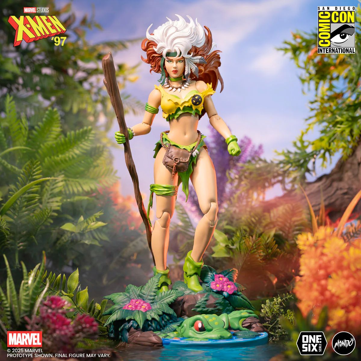 SDCC 2025: Mondo X-Men '97 1/6 Scale Savage Land Rogue ($255.00).