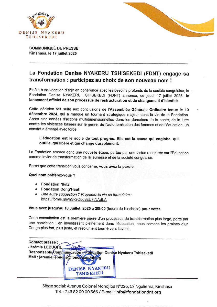 Après mûre réflexion, bien que "Excellentia" ait ses mérites, nous penchons pour "NKITA" 

Ce choix repose sur la facilité de mémorisation et de prononciation du mot "NKITA", qui évoque aussi une certaine élégance 

De plus, il englobe différents héritages culturels, promouvant