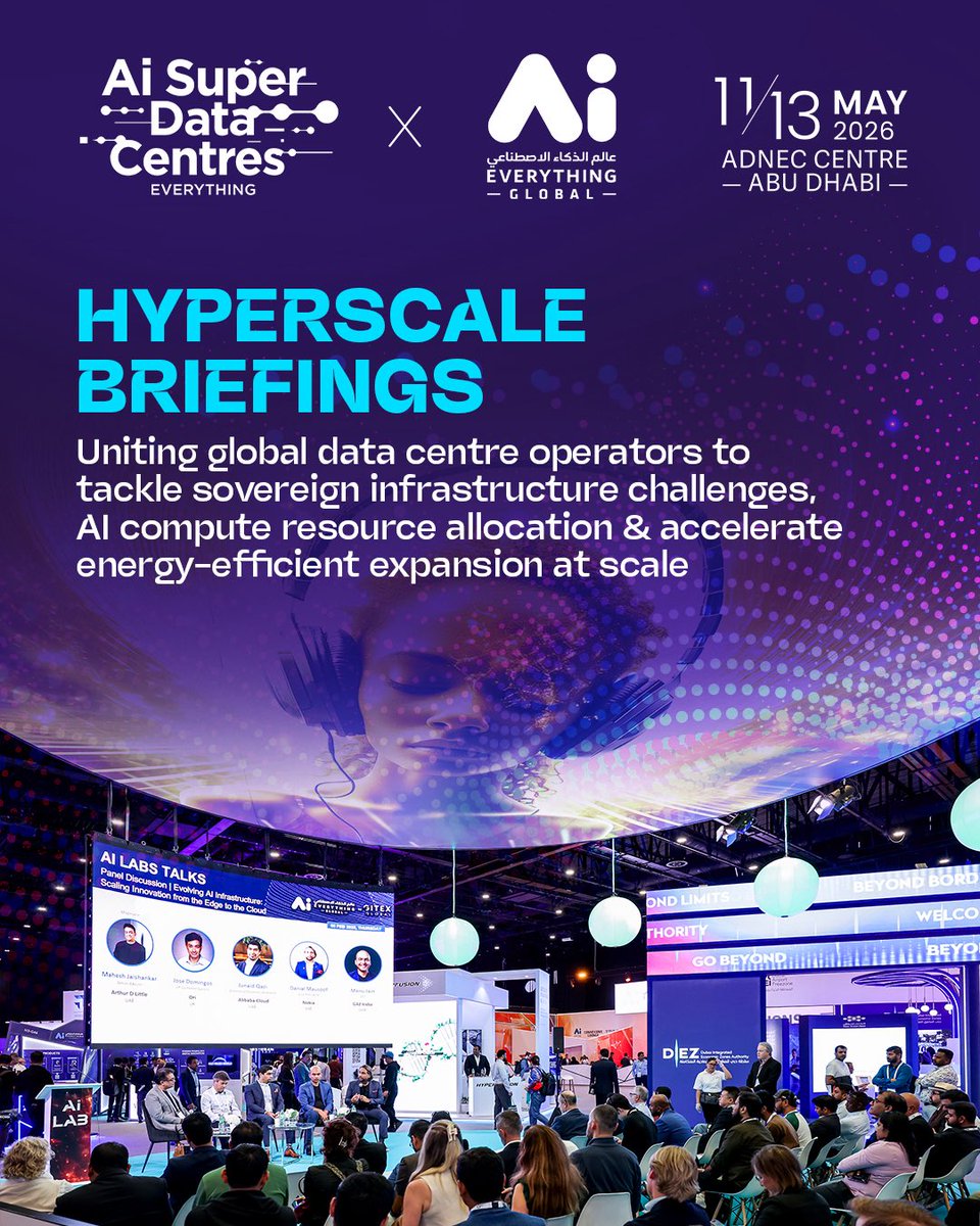 AiEverythingGlobal (@aieverythinggbl) on Twitter photo Ai Super Data Centres Everything, the ๐ฉ๐ซ๐๐ฆ๐ข๐๐ซ ๐ ๐ฅ๐จ๐๐๐ฅ ๐ก๐ฎ๐ ๐๐๐๐๐ฅ๐๐ซ๐๐ญ๐ข๐ง๐ ๐ญ๐ก๐ ๐ฐ๐จ๐ซ๐ฅ๐'๐ฌ ๐๐ ๐๐ง๐ ๐๐จ๐ฆ๐ฉ๐ฎ๐ญ๐ข๐ง๐ ๐ง๐๐๐๐ฌ, connecting infrastructure investors, operators and service providers!
Book your space: bit.ly/4n7G1hw Ai Super Data Centres Everything, the ๐ฉ๐ซ๐๐ฆ๐ข๐๐ซ ๐ ๐ฅ๐จ๐๐๐ฅ ๐ก๐ฎ๐ ๐๐๐๐๐ฅ๐๐ซ๐๐ญ๐ข๐ง๐ ๐ญ๐ก๐ ๐ฐ๐จ๐ซ๐ฅ๐'๐ฌ ๐๐ ๐๐ง๐ ๐๐จ๐ฆ๐ฉ๐ฎ๐ญ๐ข๐ง๐ ๐ง๐๐๐๐ฌ, connecting infrastructure investors, operators and service providers!
Book your space: bit.ly/4n7G1hw