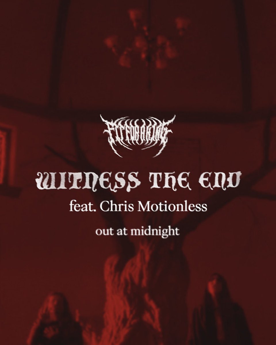 fitforaking's tweet image. Witness The End. Midnight.
Featuring @ChrisMotionless